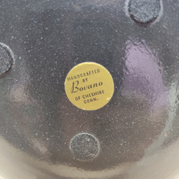 Bovano Cheshire Connecticut ashtray trinket dish art deco MCM display prop USA - Picture 5 of 7